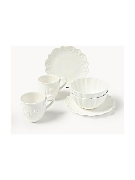 Set da colazione in porcellana Toy's Delight, 2 persone (6 pz), Porcellana Premium, Bianco latte, 2 persone (6 pz)