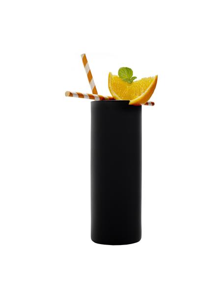Vasos highball de cristal Campari, 6 uds., Cristal, Negro, Ø 6 x Al 17 cm