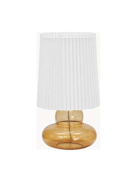 Grande lampe à poser Ribe, Ocre, blanc, Ø 28 x haut. 55 cm