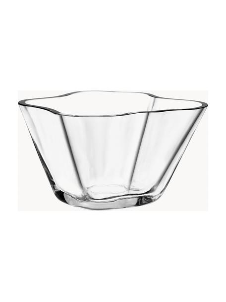 Petite coupe décorative Aalto, Verre, Transparent, Ø 15 x haut. 8 cm