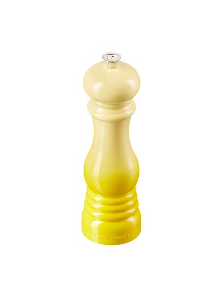 Młynek do pieprzu Creuset, Korpus: tworzywo sztuczne, Odcienie żółtego, błyszczący, Ø 6 x W 21 cm