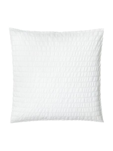 Taies d'oreiller en coton blanc Esme, 2 pièces, Blanc, larg. 65 x long. 65 cm