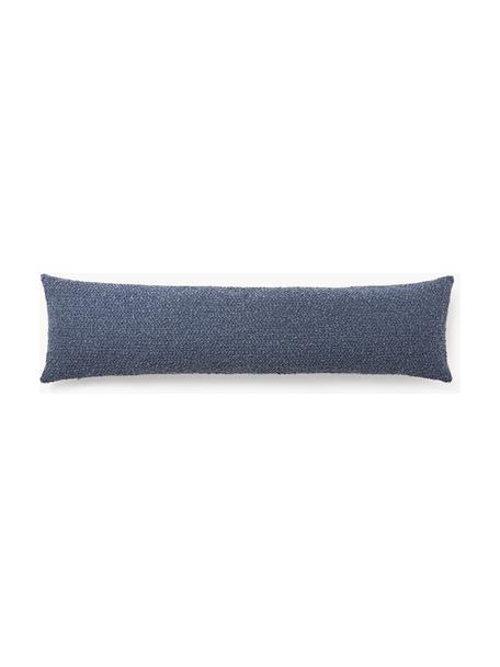 Coussin XL Bellamie, Bouclette gris-bleu, larg. 30 x long. 115 cm