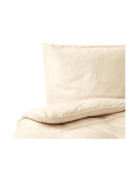 Ropa de cama de plumeti Aloide, Amarillo, beige, Cama 80 cm (135 x 200 cm), 2 pzas.