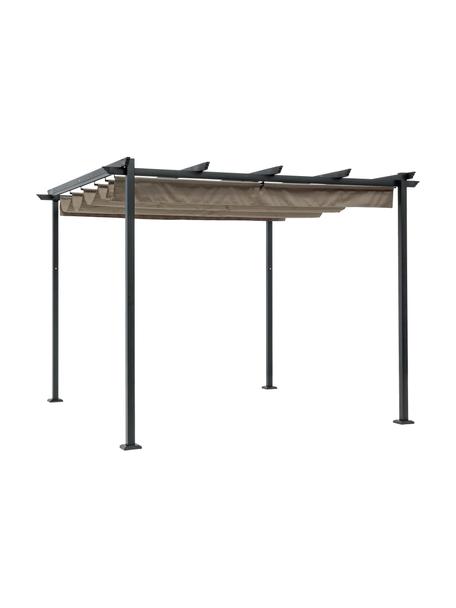Pawilon Gazebo, Stelaż: stal fosforanowana i malo, Antracytowy, taupe, S 300 x W 225 cm