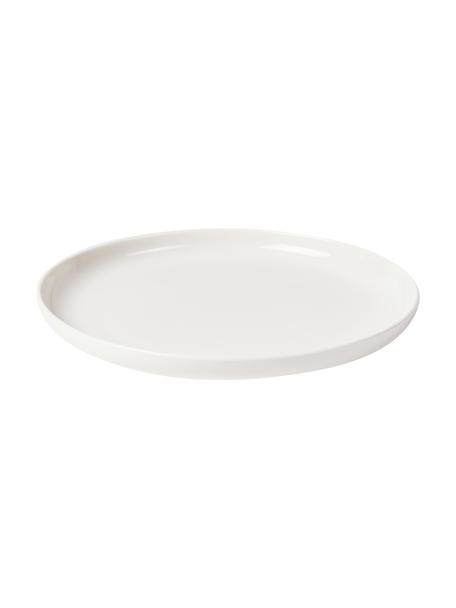 Porcelánový plytký tanier Nessa, 2 ks, Porcelán, Biela, Ø 26 cm
