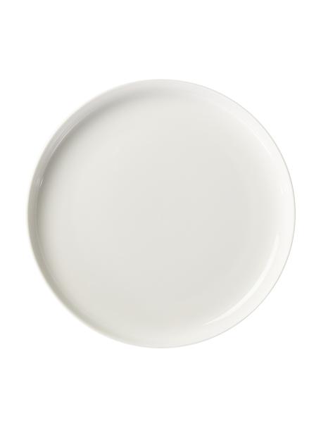 Piatto piano in porcellana Nessa 2 pz, Porcellana a pasta dura di alta qualità, Bianco, Ø 26 cm