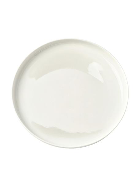 Plato llano de porcelana Nessa, 2 uds., Porcelana dura de alta calidad, Blanco, Ø 26 cm
