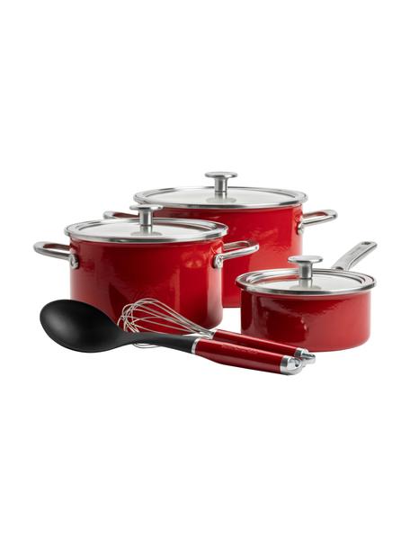 Sada na vaření KitchenAid, 8 dílů, Švestková, 8dílná sada s různými velikostmi