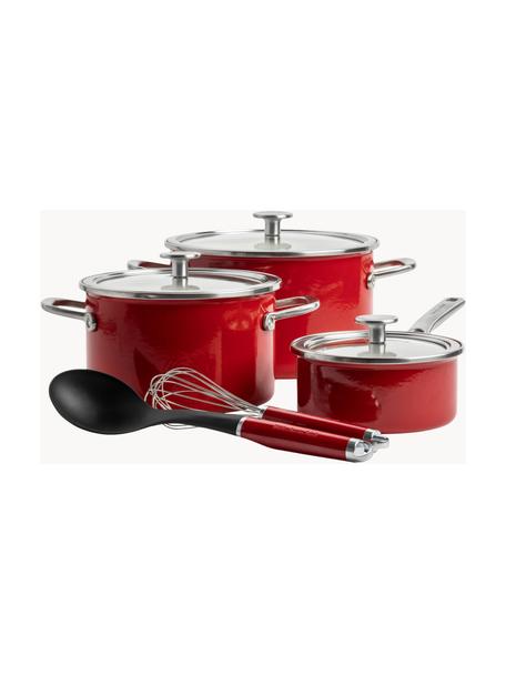 Sada na vaření KitchenAid, 8 dílů, Švestková, 8dílná sada s různými velikostmi