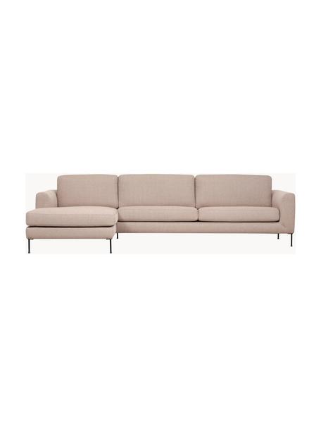 Rohová pohovka Cucita (4-miestna), Béžová, Š 302 x H 163 cm, ľavé rohové prevedenie