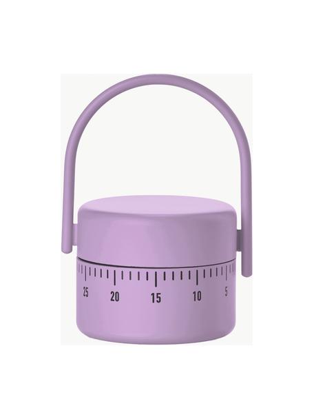 Temporizador de cocina con superficie soft-touch Singles, Plástico con superficie suave al tacto, Lavanda, Ø 5 x Al 9 cm