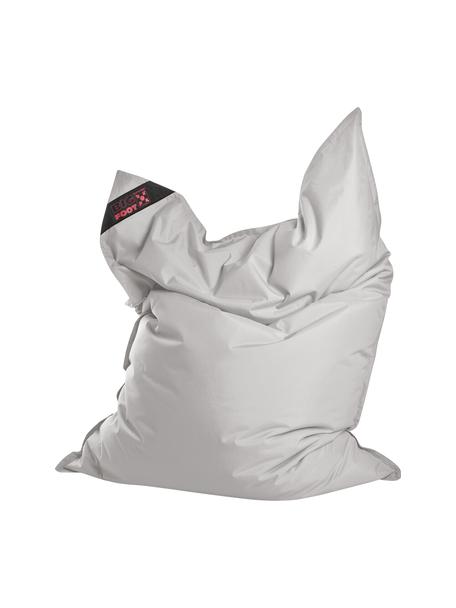Pouf sacco grande grigio Scuba, Rivestimento: 100% polipropilene resist, Grigio, Larg. 130 x Alt. 170 cm