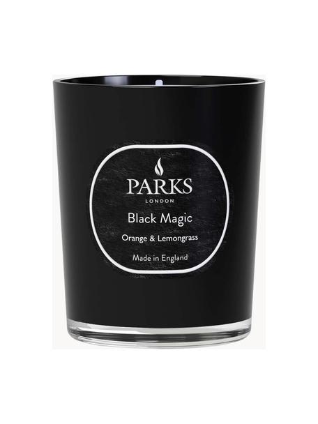 Vonná sviečka Black Magic (pomaranč a citrónová tráva), Pomaranč a citrónová tráva, Ø 7 x V 9 cm