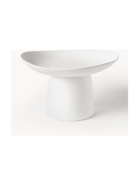 Dekorativní mísa Lou, V 22 cm, Kamenina, Bílá, Š 35 cm, V 22 cm