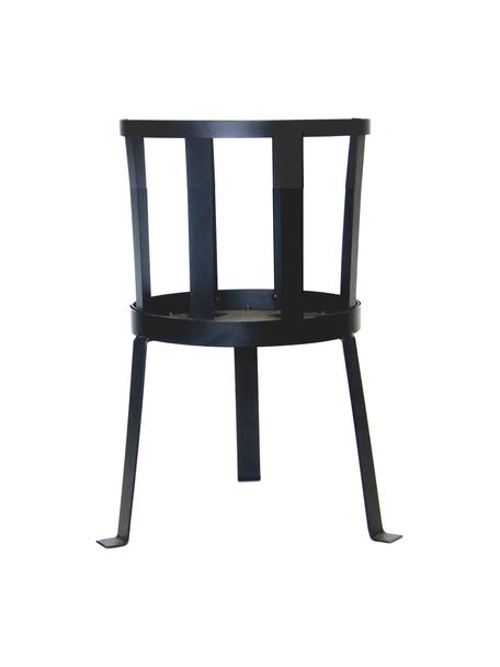Brasero Skandi, Metal recubierto, Negro, An 32 x Al 40 cm