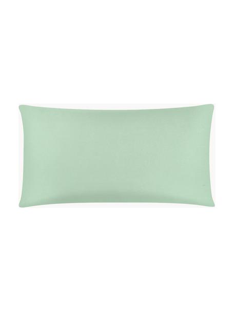 Funda de almohada de satén Comfort, 45 x 85 cm, Verde salvia, An 45 x L 85 cm