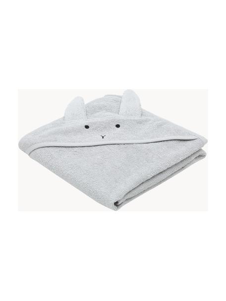 Babyhanddoek Albert Rabbit, 100% biologisch katoen (katoen badstof), Grijs, B 70 x L 70 cm