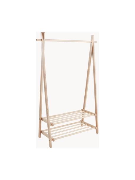 Wieszak stojący z drewna sosnowego Cole, Drewno sosnowe z certyfikatem FSC, Drewno sosnowe, S 100 x W 150 cm