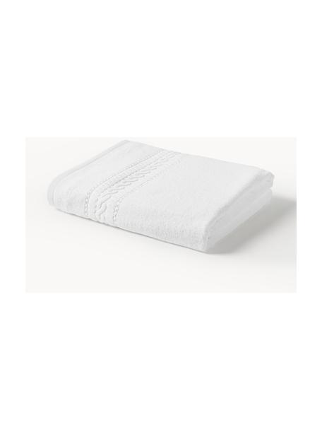 Asciugamano Cordelia, varie misure, Bianco, Telo bagno, Larg. 100 x Lung. 150 cm
