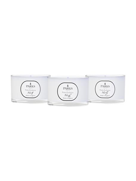 Ensemble de bougies parfumées Parks Exclusive, 3 élém., Différents parfums, Ø 7 x haut. 5 cm