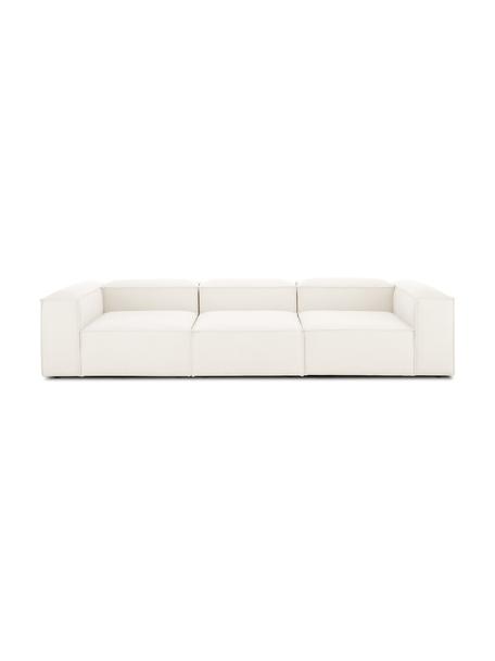 Modulares Sofa Lennon (4-Sitzer) in Beige, Bezug: 100% Polyester Der strapa, Gestell: Massives Kiefernholz, FSC, Webstoff Beige, B 327 x T 119 cm