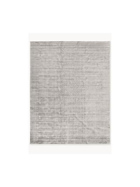 Ručne tkaný koberec z viskózy Jane, Hnedosivá, Ø 400 x V 500 cm (veľkosť XXL)