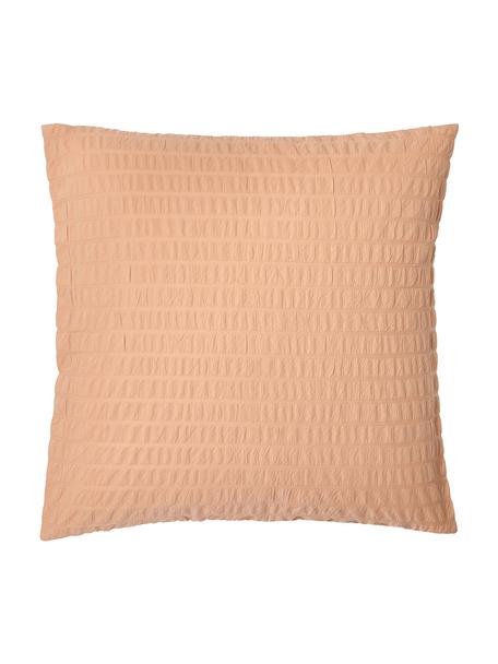 Taies d'oreiller en coton Esme, 2 pièces, Terracotta, larg. 65 x long. 65 cm