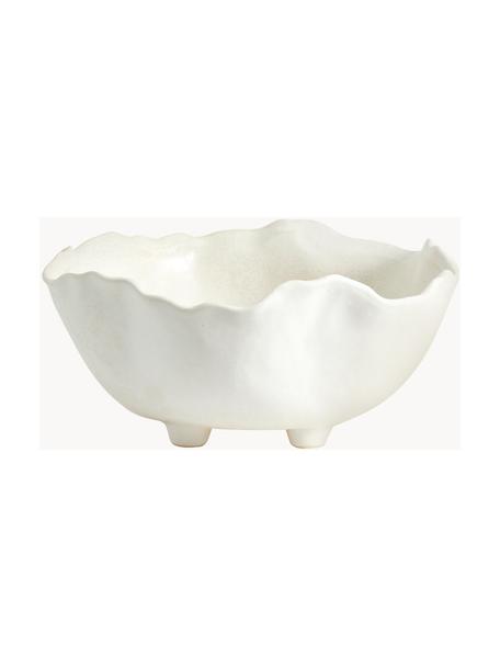 Ciotola da portata in ceramica Kauai, in varie misure, Ceramica, Bianco latte, Ø 26 x Alt. 11 cm