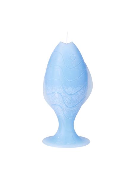 Ręcznie wykonana świeca Helfa, Parafina, Jasny niebieski, Ø 11 x W 22 cm