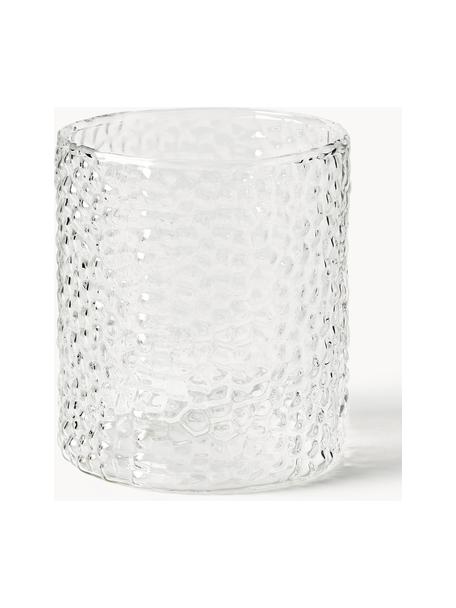 Glas-Vase Airy, H 14 cm, Glas, Transparent, Ø 13 x H 14 cm