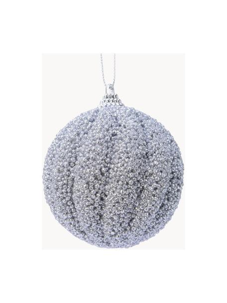 Bolas de Navidad Treat, 12 uds., Espuma, Plateado, Ø 8 cm