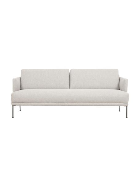 Sofa z  metalowymi nogami Fluente (3-osobowa), Tapicerka: 80% poliester, 20% ramia , Nogi: metal malowany proszkowo, Beżowy, S 196 x G 85 cm