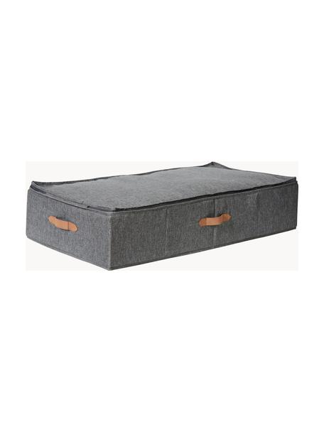 Boîte de rangement sous-matelas Premium, Gris foncé, brun, larg. 90 x prof. 45 cm