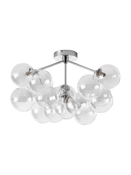 Plafonnier boules de verre Bubbles, Couleur chrome, Ø 60 x haut. 36 cm