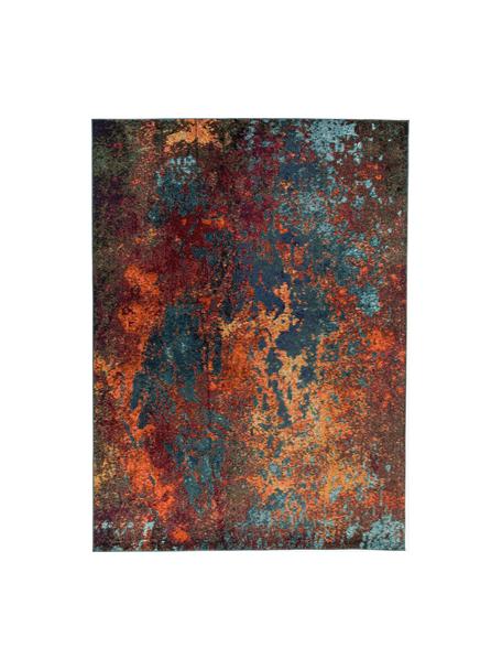 Design Niederflor-Teppich Celestial, Flor: 100 % Polypropylen, Rot-, Orange- und Blautöne, B 240 x L 320 cm (Grösse L)