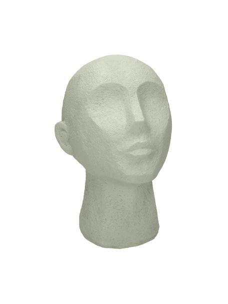 Deko-Objekt Head, Polyresin, Weiss, 19 x 23 cm