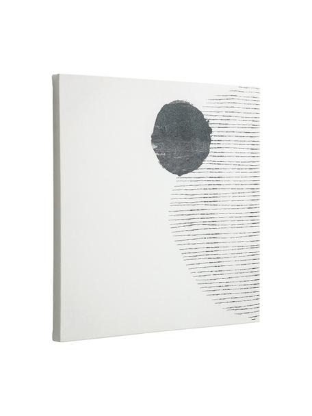 Leinwandbild Prisma, Bild: Leinwand, Weiß, Schwarz, 50 x 50 cm