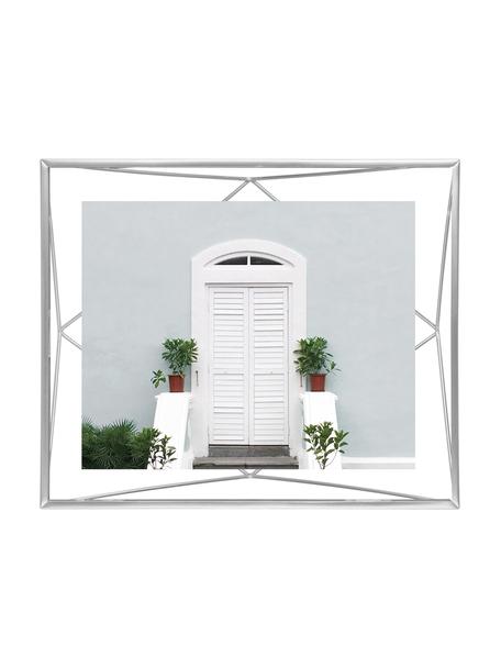 Portafoto dal design in 3D Prisma, Cornice: acciaio, Argentato, 20 x 25 cm