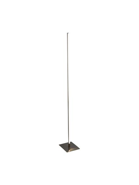 LED-Stehlampe Tribeca in Silber mit Farbwechsel-Funktion, Lampenschirm: Stahl, Aluminium, Lampenfuß: Stahl, Aluminium, Silberfarben, satiniert, B 20 x H 150 cm