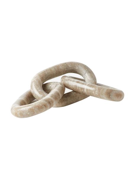 Dekoracja z marmuru Milena, Marmur, Beżowy, marmurowy, S 35 x W 10 cm