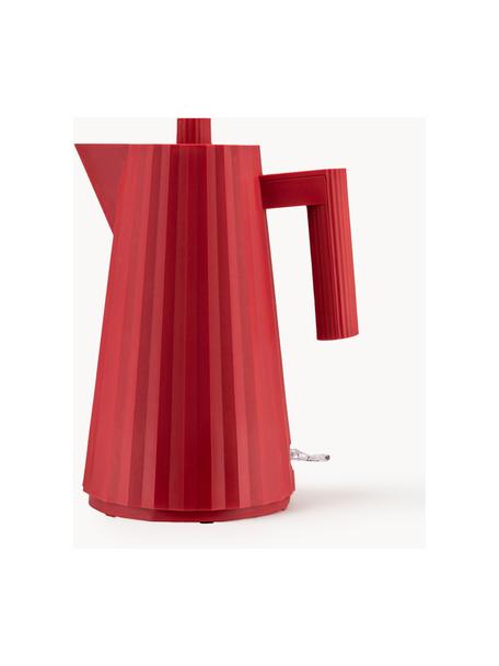 Bouilloire Plissé, 1,7 L, Résine thermoplastique, Rouge, larg. 21 x haut. 29 cm