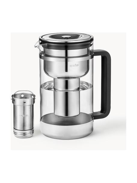 Caraffa filtrante acqua Purifier, 2.8 L, Rivestimento: acciaio inox, termoplasti, Coperchio: silicone alimentare, Argentato, trasparente, Set in varie misure