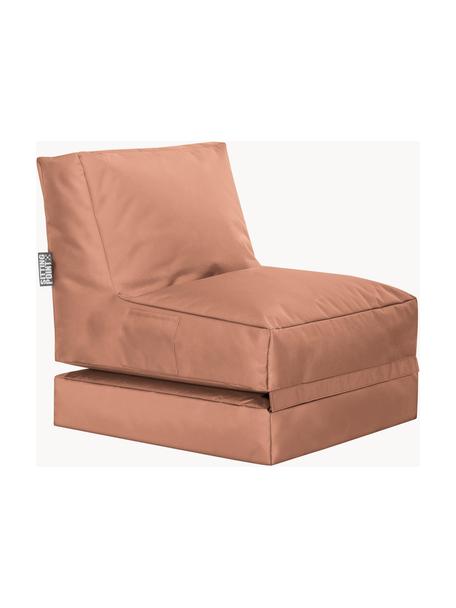 Outdoor loungefauteuil Pop Up met ligfunctie, Bekleding: 100% polyester Binnenzijd, Geweven stof abrikoos, B 70 x H 90 cm
