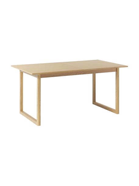 Rozkladací jedálenský stôl Calla, Lakované dubové drevo, Š 120 do 160 x H 90 cm
