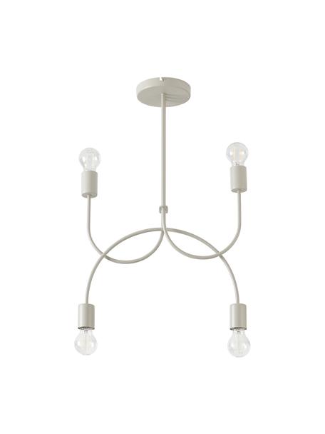 Plafón Bea, Estructura: metal con pintura en polv, Beige, An 49 x Al 69 cm