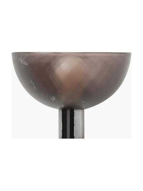 Stmievateľná nástenná LED lampa Fata, Plast, Hnedá, odtiene chrómovej, Š 16 x H 17 cm