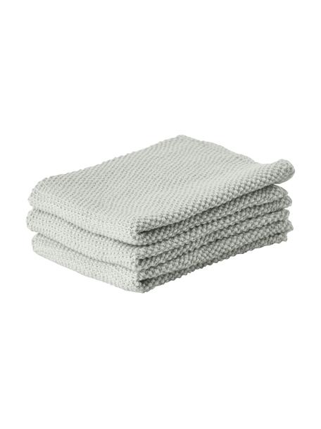 Waschbare Baumwoll-Spültücher Lotha, 3 Stück, 100% Baumwolle, Salbeigrün, 27 x 27 cm