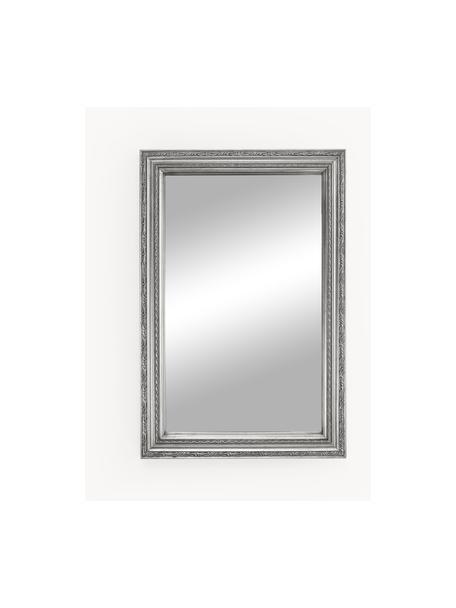 Barokní nástěnné zrcadlo Muriel, Stříbrná, Š 40 cm, V 60 cm