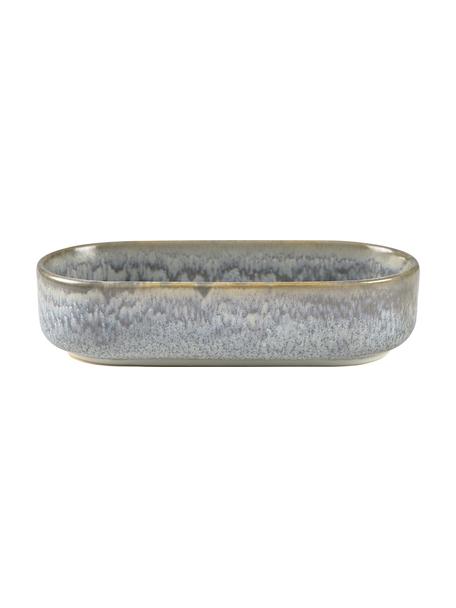 Bandeja de gres Thine, Gres, Tonos azules con borde oscuro, An 18 x Al 5 cm